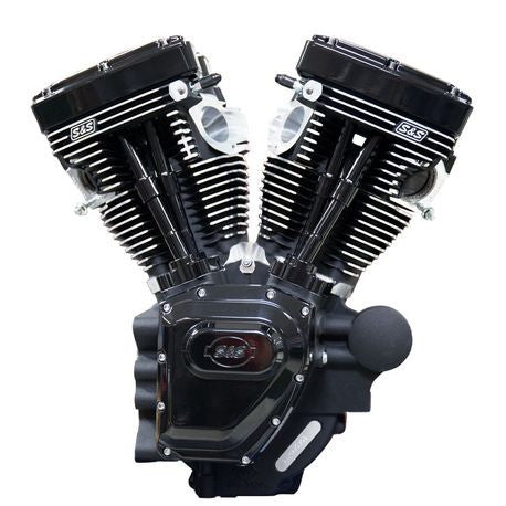 T124 Black Edition Longblock Engine for Select 2007-'16 HD® Twin Cam 96®, 103®, 110® Models - 640 GE Cams