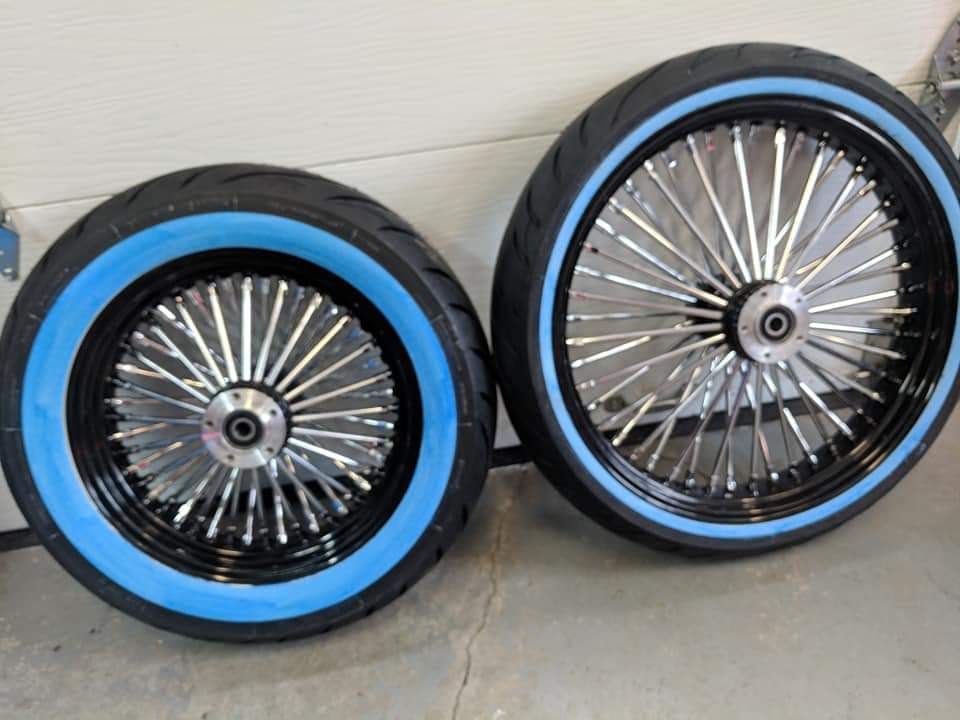 Complete King Spoke Wheel Package for Harley Touring Bikes (2009-PRESENT)