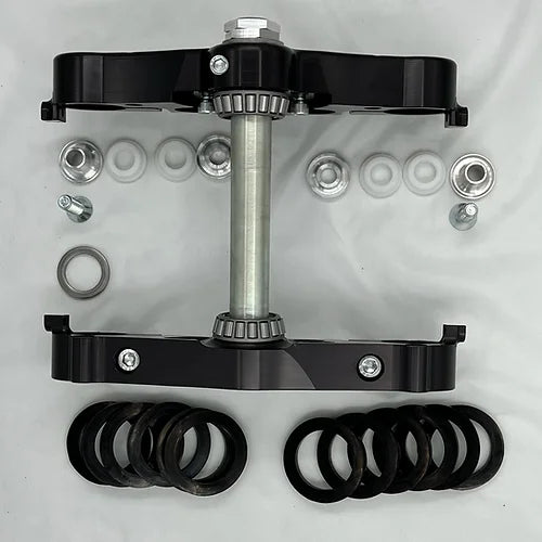 23" or FAT 21 wheel Triple Tree Kit for 1999-2021 Harley Davidson Touring