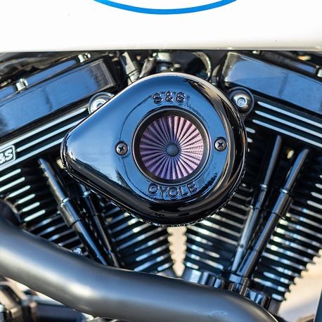 Stealth Air Stinger™ Kit with Gloss Black Teardrop for 2001-'17 Big Twin Models except Throttle by Wire