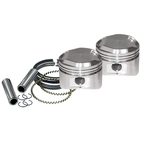 89" High Compression Stroker Pistons For 1984-'99 HD® Big Twins And 1986-'03 HD® Sportster® Models W/ Super Stock Heads - Standard