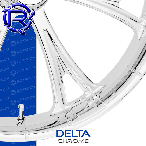 Rotation Delta Chrome Touring Wheel / Front