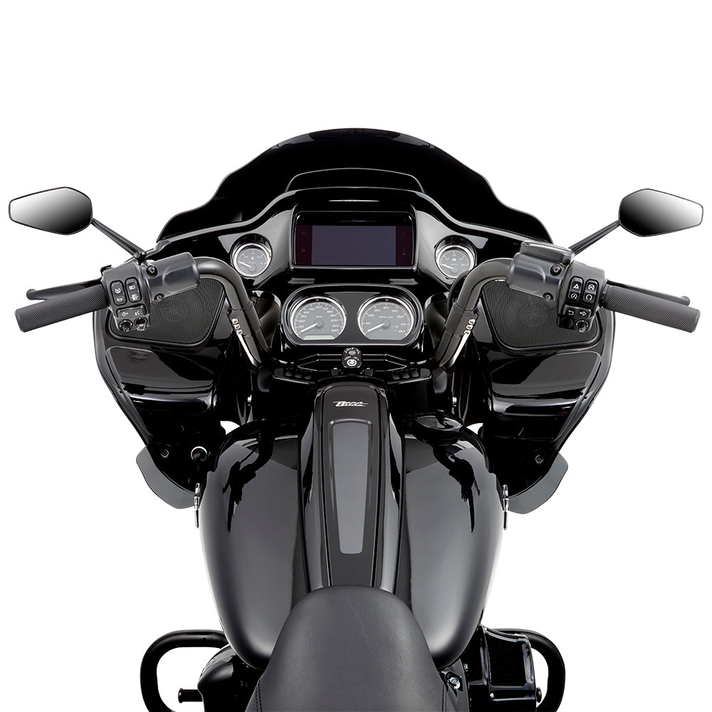 LOW-PRO 3-WAY ADJUSTABLE HANDLEBARS FOR 15-UP ROAD GLIDE, BLACK
