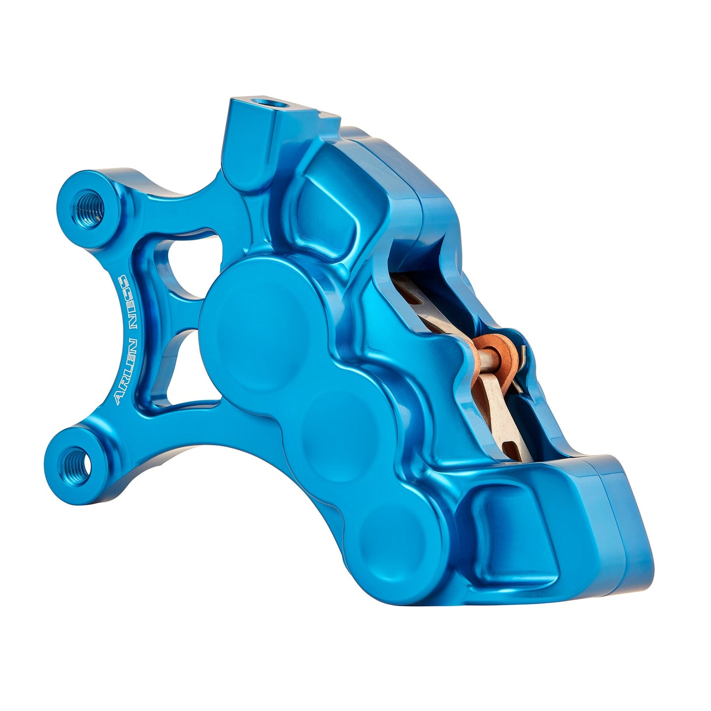 6-PISTON DIFFERENTIAL BORE BRAKE CALIPERS, 14" BLUE