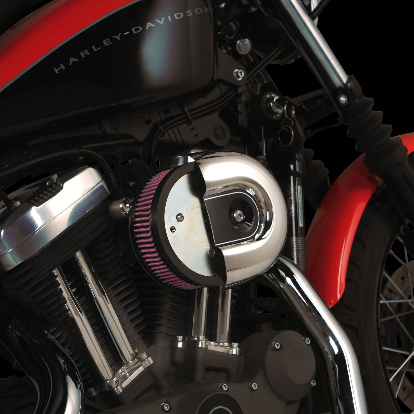 BIG SUCKER® AIR CLEANER FOR 88-UP SPORTSTER®, FACTORY COVER