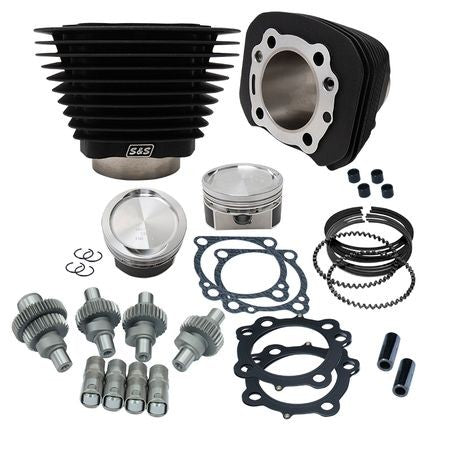Hooligan Kit - 883cc to 1200cc for 2000-'21 HD® Sportster® Models - Wrinkle Black