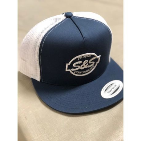 S&S® Cycle 5 Panel Classic Trucker Hat Navy