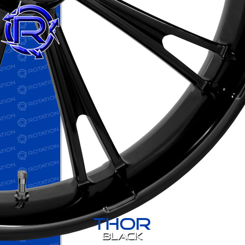 Rotation Thor Gloss Black Touring Wheel / Rear