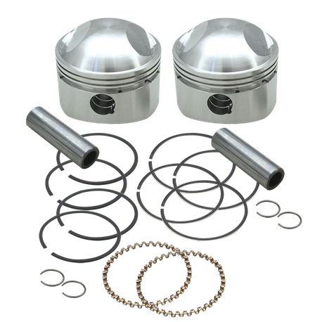 S&S® Forged Stock Bore Stroker Pistons For 1936-'84 OHV Engines - 3-7/16" +.040"