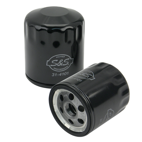 Black Oil Filter for HD® Sportster®, HD® Evolution®, and Shovelhead Models