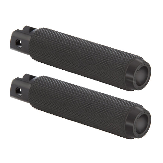 ROUGH CRAFTS® FOOTPEGS, BLACK