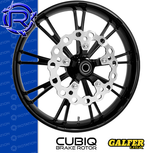 Rotation Thor Gloss Black Touring Wheel / Rear
