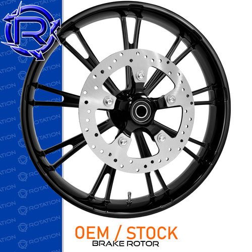 Rotation Thor Gloss Black Touring Wheel / Front
