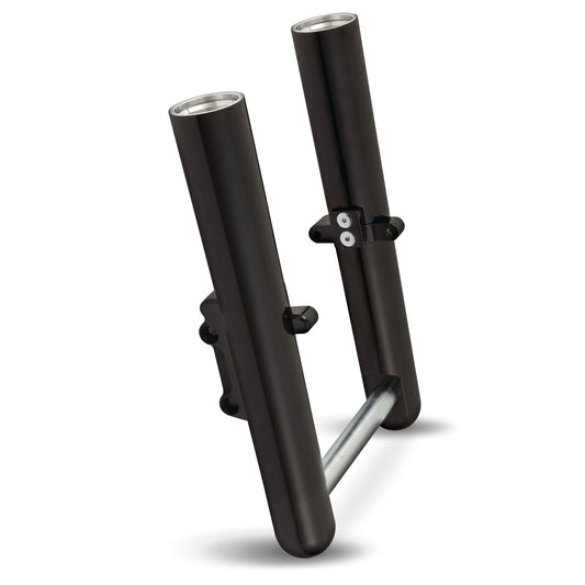 SMOOTH "HOT LEG" FORK LEGS, BLACK