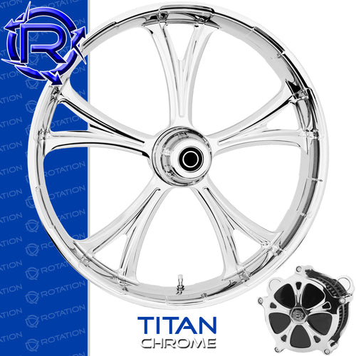 Rotation Titan Chrome Touring Wheel / Front