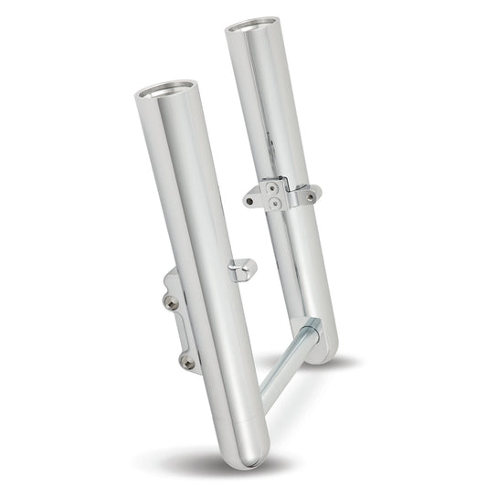 SMOOTH "HOT LEG" FORK LEGS, CHROME