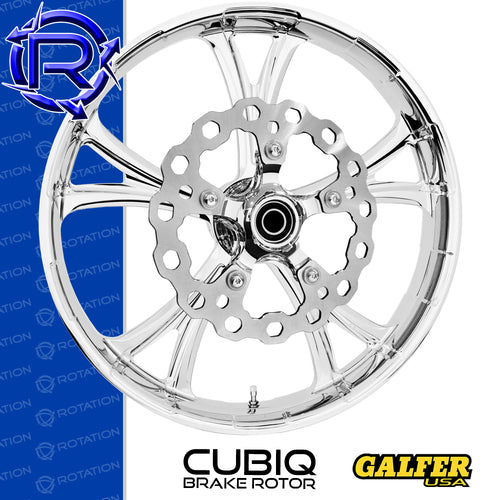 Rotation Titan Chrome Touring Wheel / Front