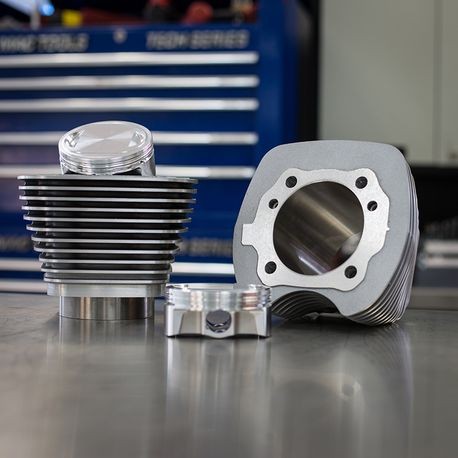 110" Sidewinder Big Bore Kit for 2007-'17 HD® Big Twin Models - Silver