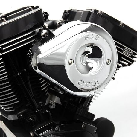 Stealth Air Cleaner Kit with Chrome Teardrop Cover for 2008-2017 HD® Touring Models and 2016-2017 Softail®Models