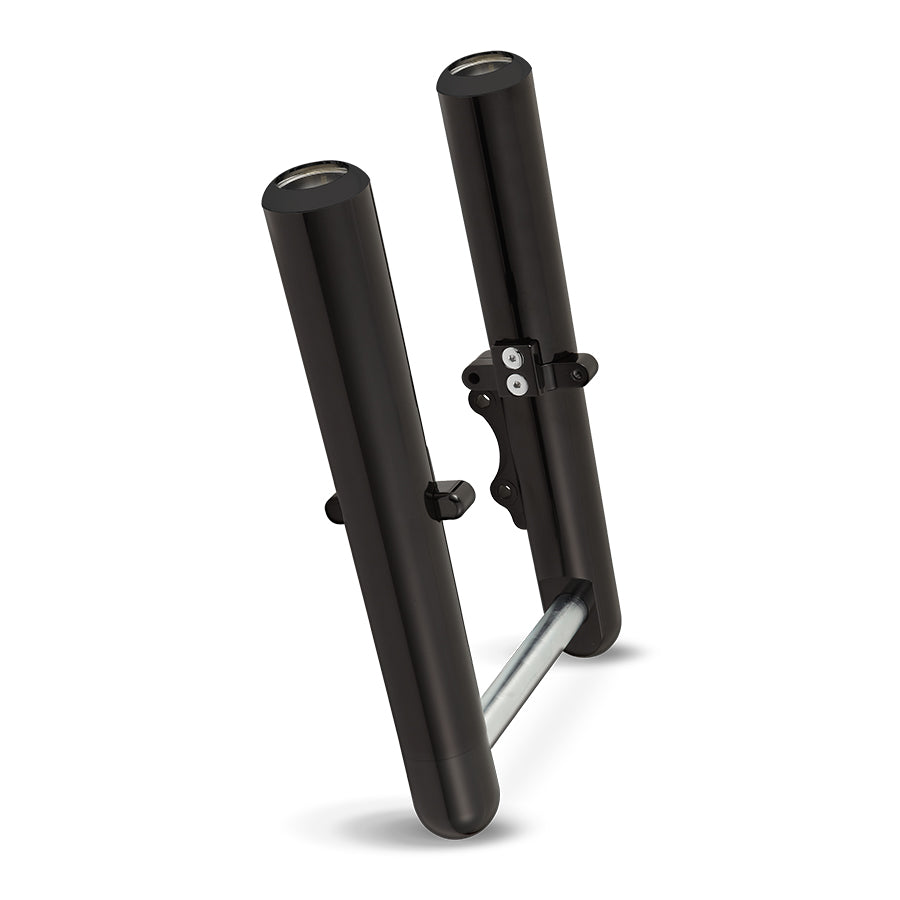 SMOOTH BLACK FORK LEGS, FXD DYNA