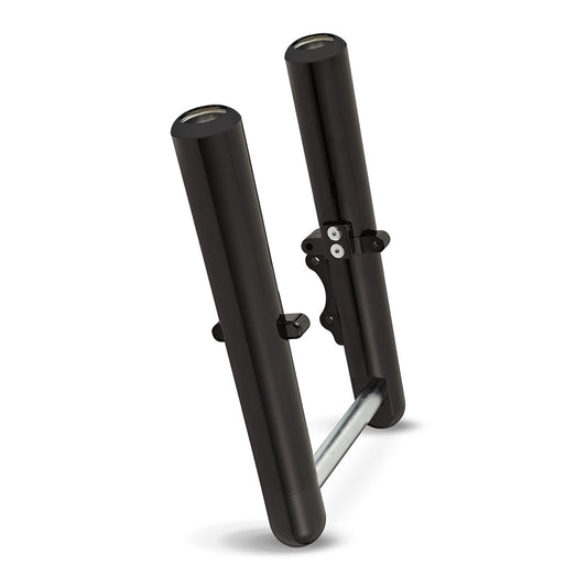 SMOOTH BLACK FORK LEGS, FXD DYNA