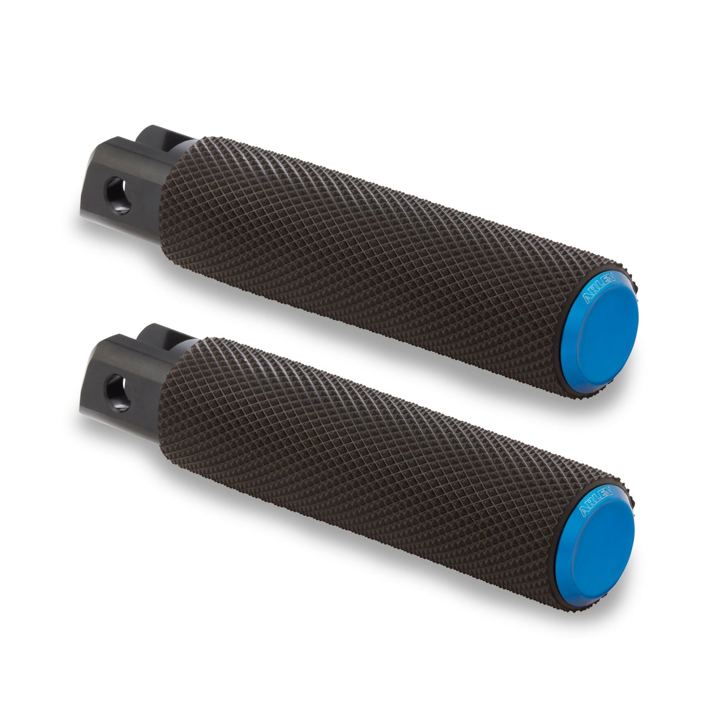 KNURLED FOOTPEGS, BLUE