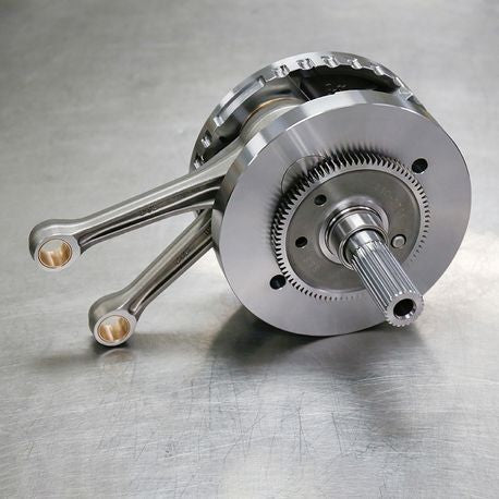 4-5/8" Stroke Flywheel with Full Width Rods and balancer gear for M8 Models