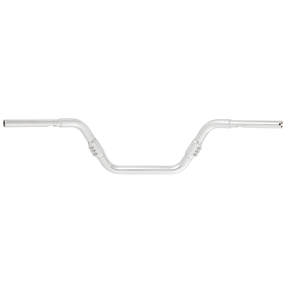 LOW-PRO 3-WAY ADJUSTABLE HANDLEBARS FOR 15-UP ROAD GLIDE, CHROME