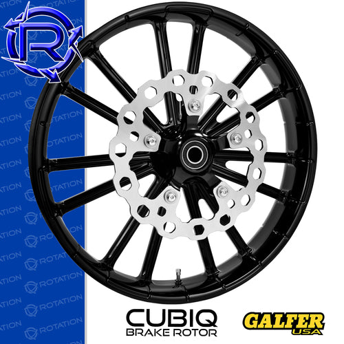 Rotation Apollo Gloss Black Touring Wheel / REAR