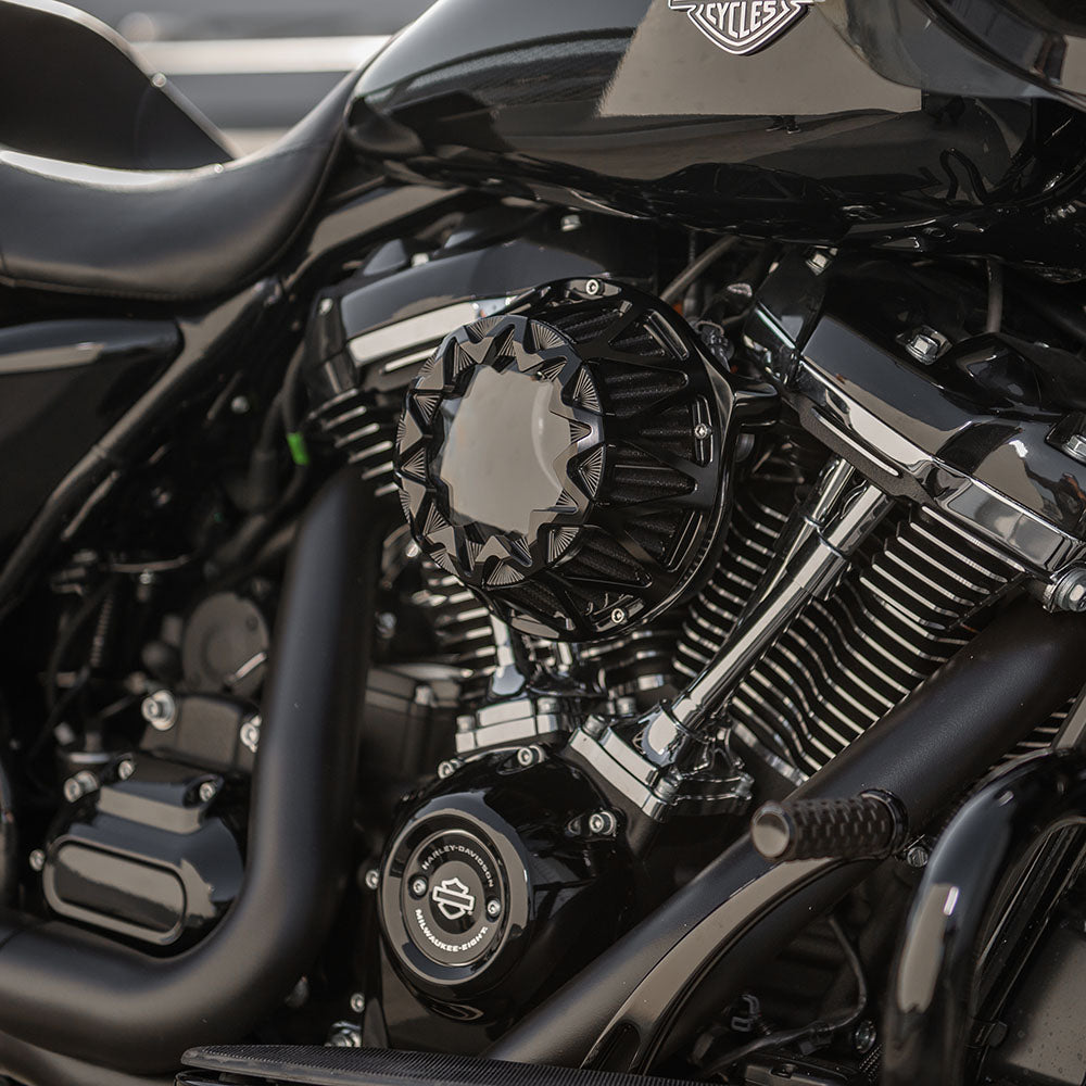 CROSS FIRE AIR CLEANER, ALL BLACK