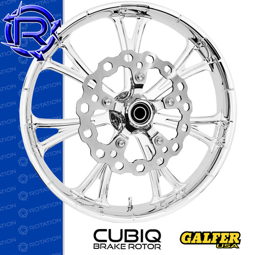 Rotation Delta Chrome Touring Wheel / Front