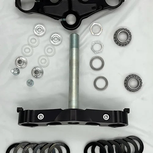 23" or FAT 21 wheel Triple Tree Kit for 1999-2021 Harley Davidson Touring
