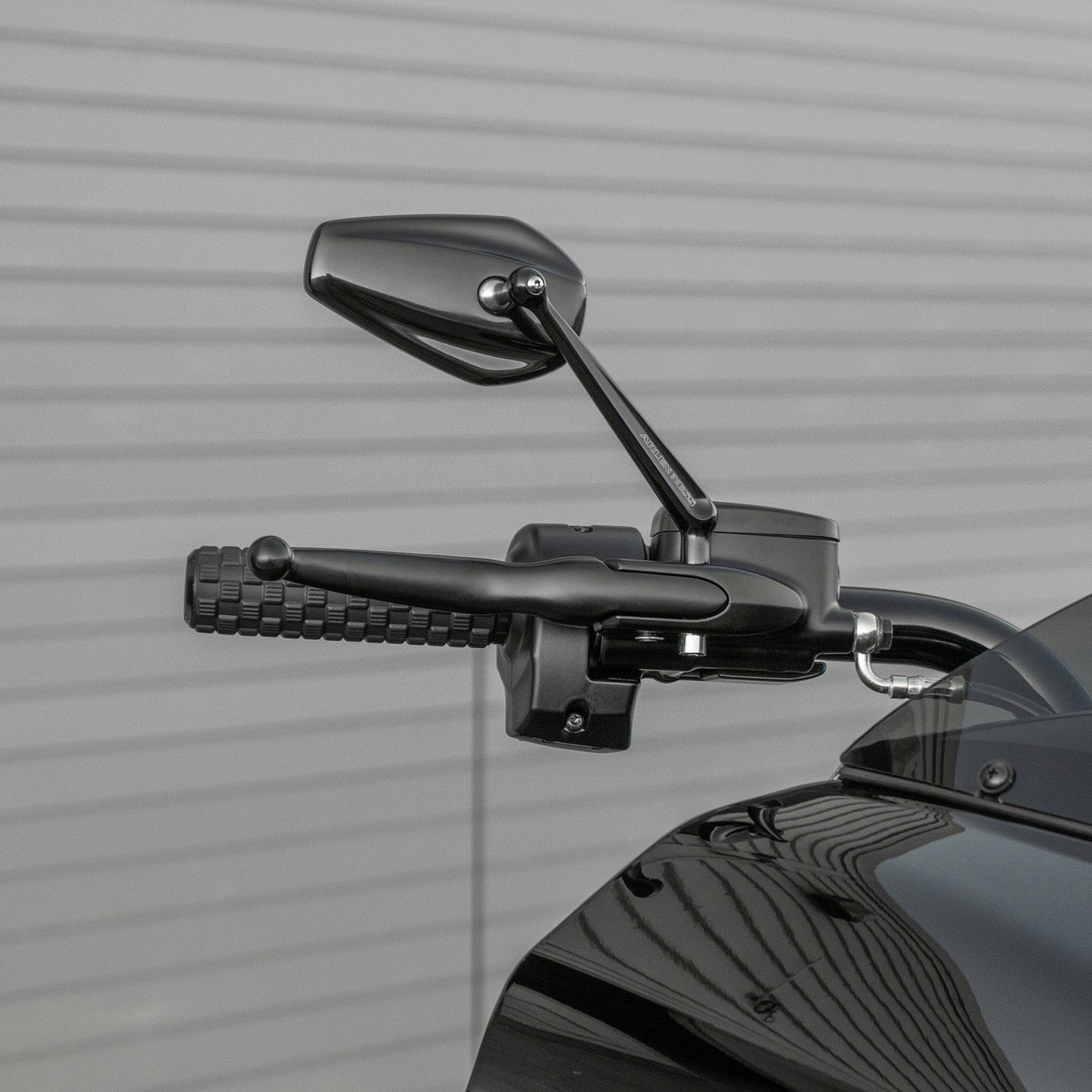 MINI STOCKER FORGED MIRRORS, BLACK