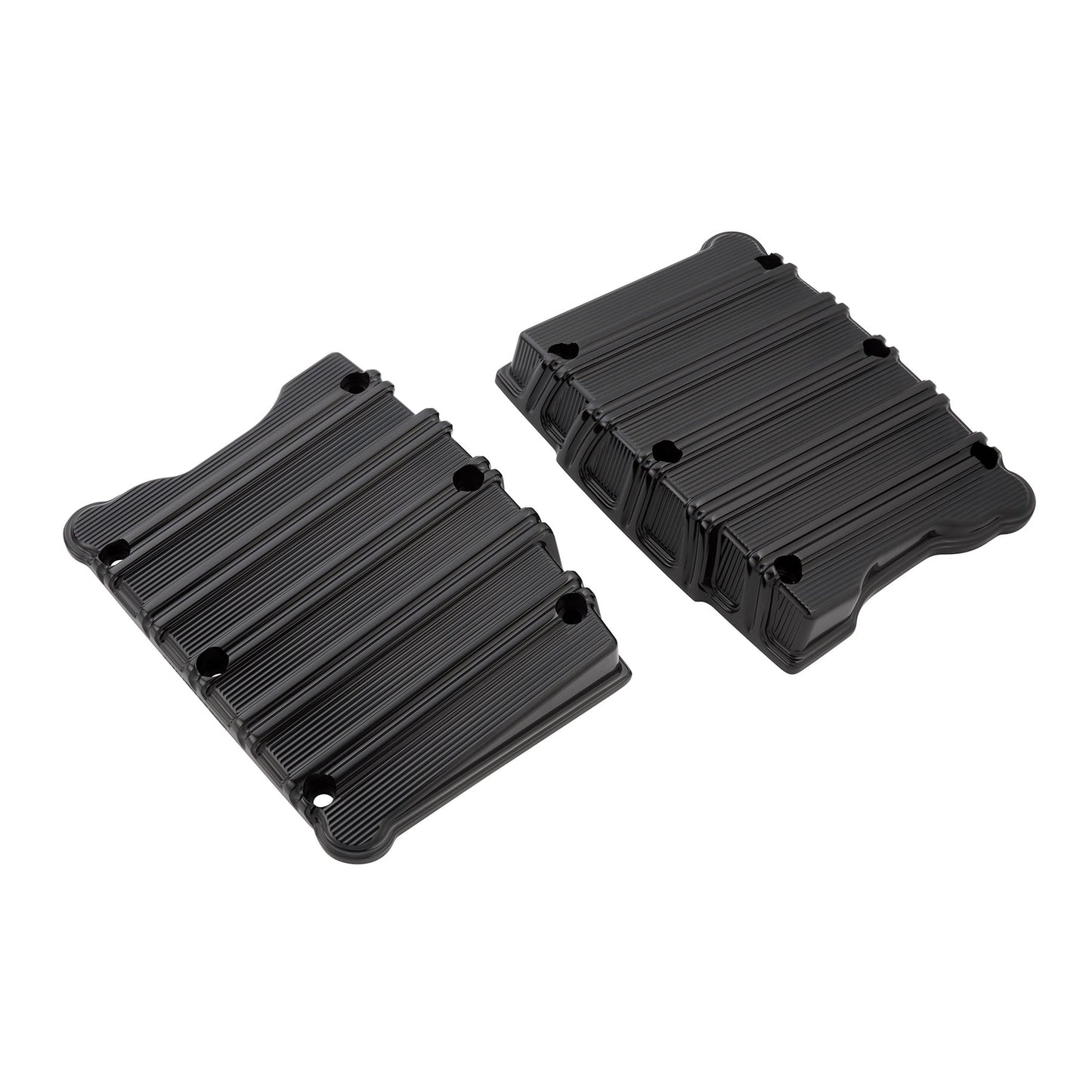 10-GAUGE® TWIN CAM ROCKER BOX COVERS, ALL BLACK