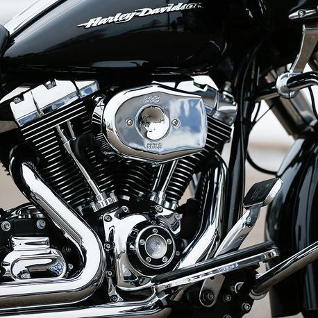 Stealth Air Cleaner Kit with Chrome Tribute Cover for 2008-2016 HD® Touring Models and 2016-2017 Softail®Models