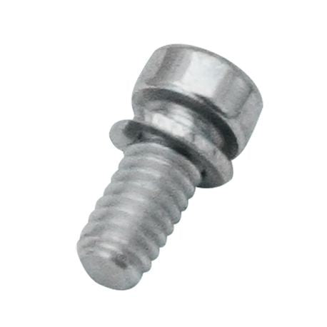8-32 X 3/8" Zinc-Plated Steel Slotted Flat Head SEM Screw