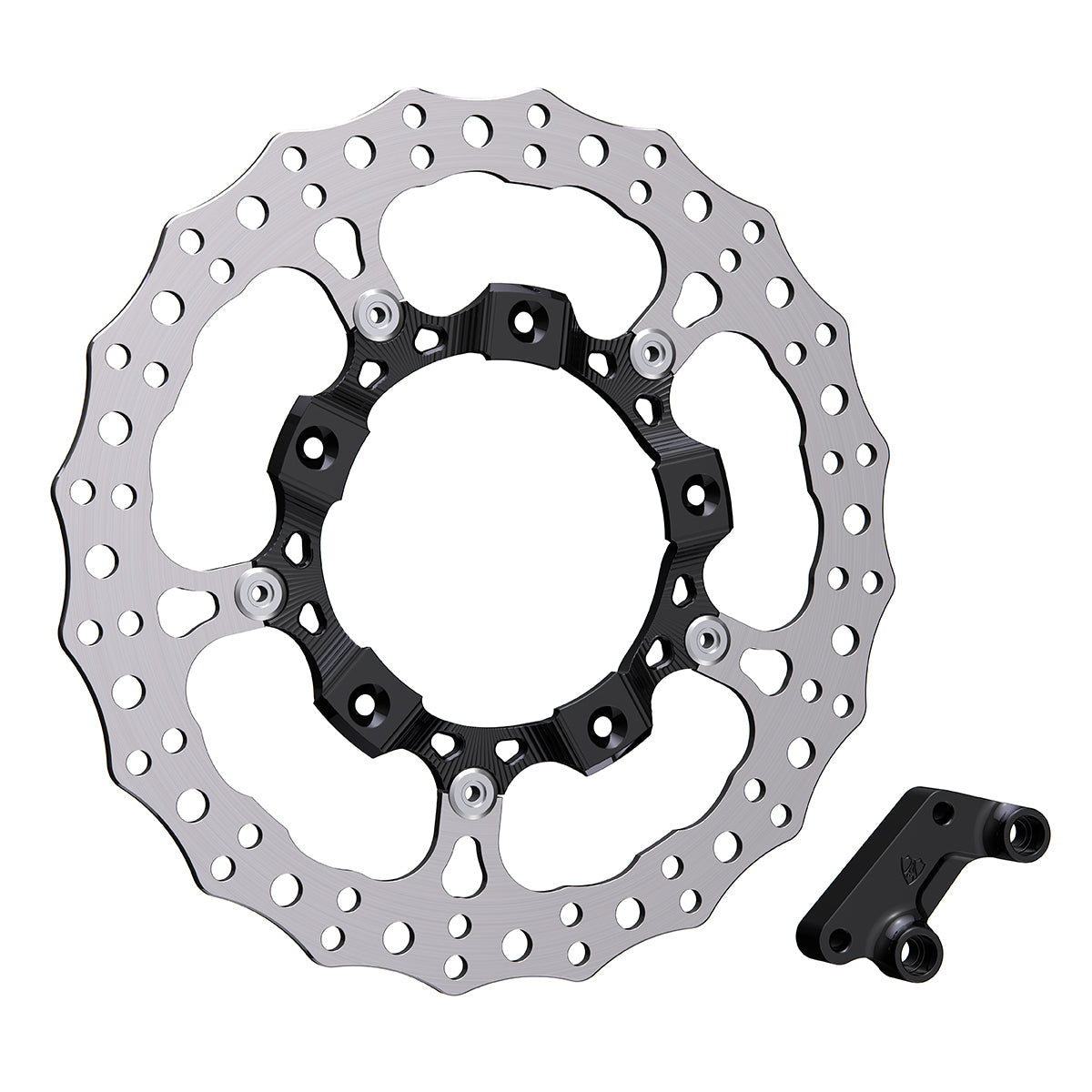 14" BILLET BIG BRAKE ROTORS, BLACK