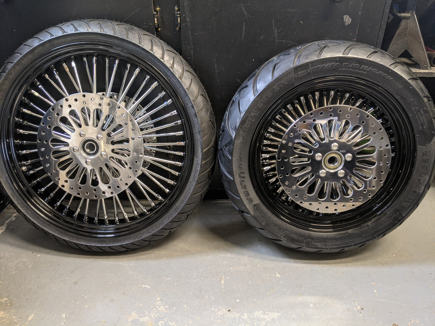 Complete King Spoke Wheel Package for Harley Touring Bikes (2009-PRESENT)