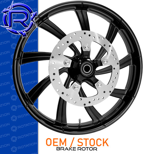Rotation Juno Gloss Black Touring Wheel / Rear