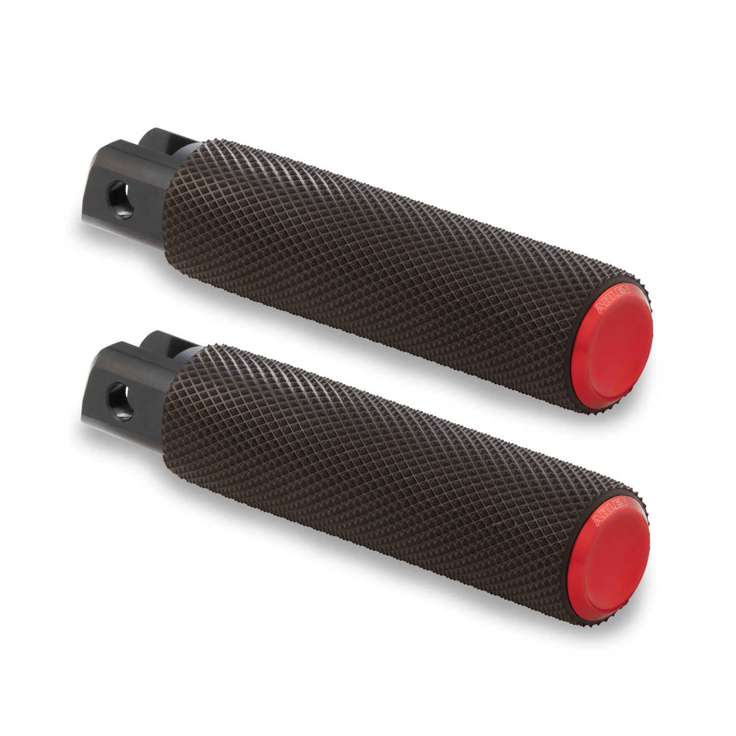 KNURLED FOOTPEGS, RED
