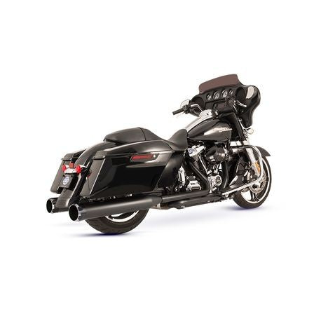 EL DORADO EXHAUST SYSTEM for M8 TOURING MODELS–Chrome with Black Thruster End Cap