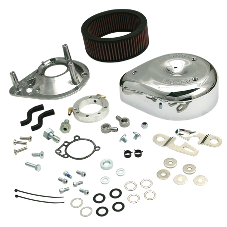 S&S® Teardrop Air Cleaner Kit for 2007-Up HD® XL Sportster® Models with Stock EFI - Chrome