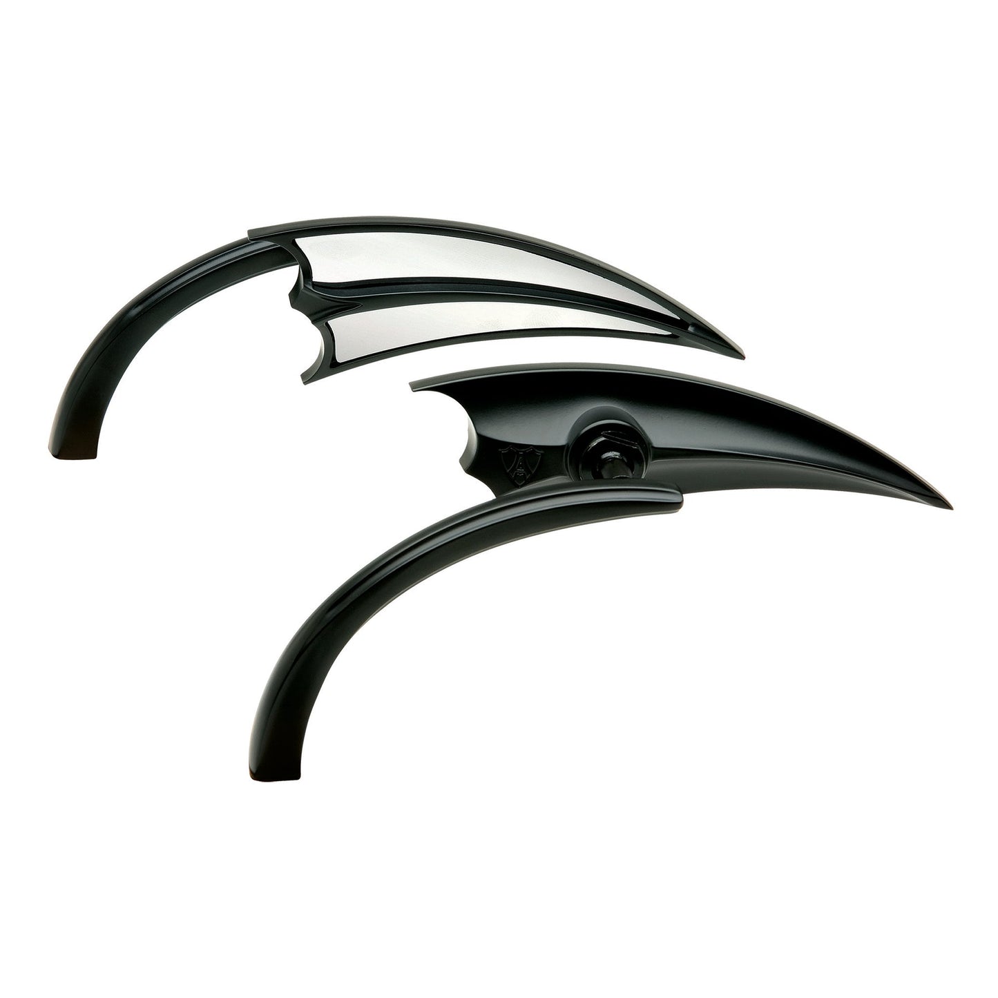 SCOOP MICRO MIRRORS, BLACK