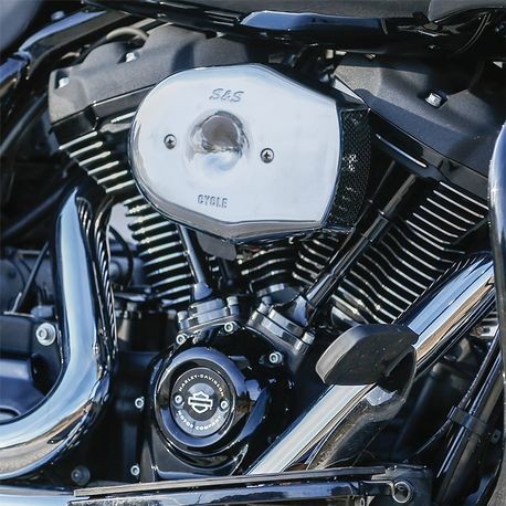 Stealth Air Cleaner Kit with Chrome Tribute Cover for 2017-Up HD® M8 Models