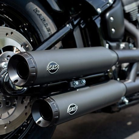 GRAND NATIONAL® SLIP-ONS for M8 SOFTAIL® MODELS—Black