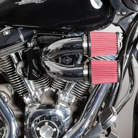 Tuned Induction Kit in Chrome for 2008-'16 HD® Touring Models and 2016-2017 Softail® Models
