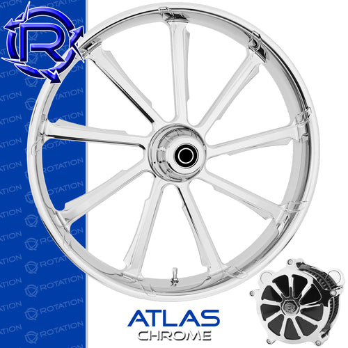 Rotation Atlas Chrome Touring Wheel / Rear