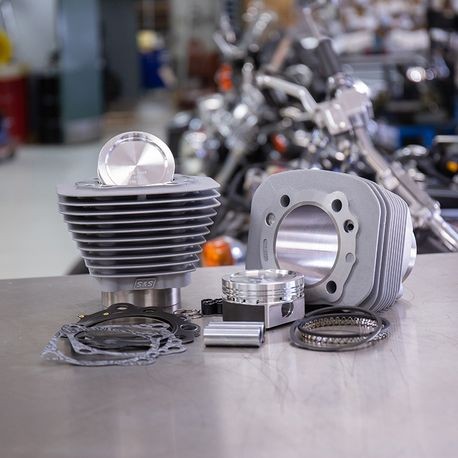 883 to 1200cc Conversion Kit for 1986-2019 HD® Sportster® Models - Silver Finish