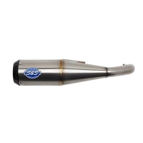 Grand National Slip-On exhaust, brushed Stainless steel with aluminum end cap for 2022-Up Grom