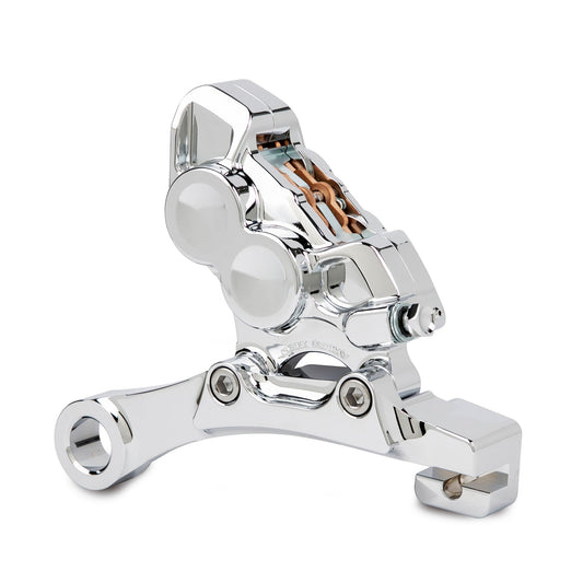 REAR 4-PISTON BRAKE CALIPERS, CHROME